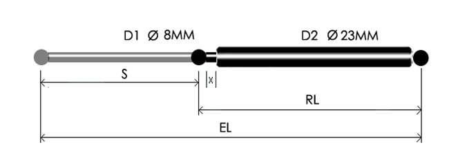 Gas Traction Springs 8 23