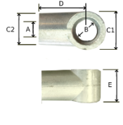 Eye end fittings - Zamak part 2